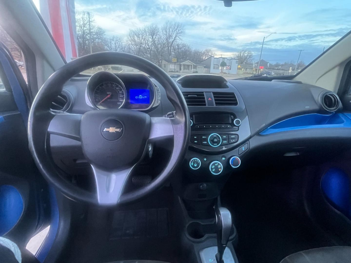 2014 BLUE CHEVROLET SPARK LS LS Auto (KL8CB6S98EC) with an 1.2L L4 16V DOHC engine, Continuously Variable Transmission transmission, located at 8101 E. Skelly Dr., Tulsa, OK, 74129, (918) 592-3593, 36.121891, -95.888802 - Photo#4